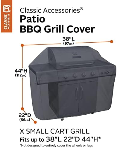 Classic Accessories Water-Resistant 38 Inch BBQ Grill Cover - Image 5