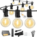 Brightown 38FT 16LED Solar String Lights Outdoor with Remote & USB Port by Brightown