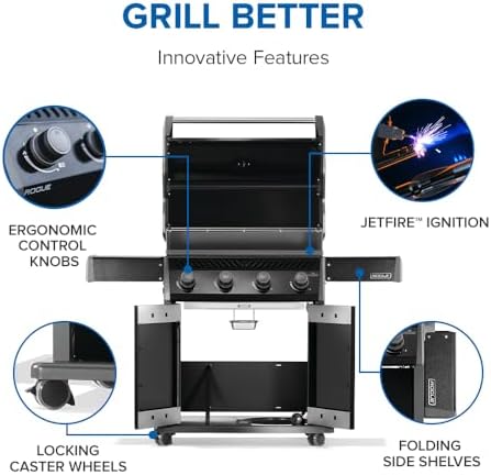 Napoleon Rogue 525 4-Burner Propane Grill - Image 6