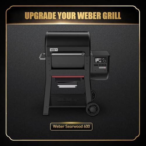 QuliMetal Foldable Front Shelf for Weber Searwood 600/Smoque - Image 3