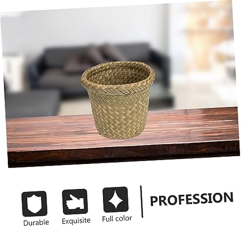 Outdoor Woven Storage Basket Natural Trash Holder for Home Decor Picnic and Household Storage Versatile and for Fruits Vegetables and Snacks - Image 7