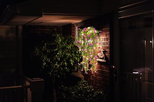 RECUTMS Artificial Hanging Plants with Lights Fake Hanging Spring Flowers - Image 6