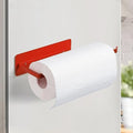 Magnetic Paper Towel Holder for Fridge Red,Heavy Duty Strong Magnet Backing for Toolbox,Grill,BBQ Griddles,RV Tailgates,Microwave,Fridge,Garage - Fit for Large Size of Paper Roll by EASTTOWEST