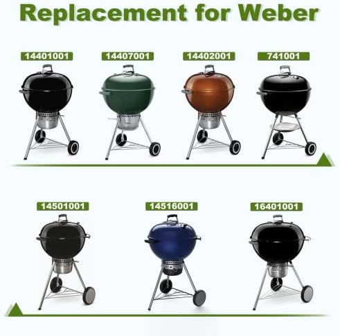 SHINESTAR Upgraded Steel Weber Kettle Rotisserie Ring Kit Barbecue Tool Kit - Image 2