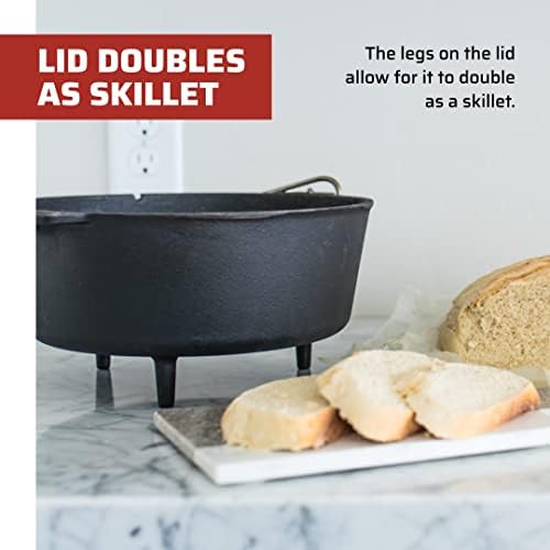 Camp Chef 14 in. Cast Iron Dutch Oven with Lid Lifter - Image 5