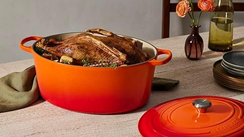 Le Creuset Enameled Cast Iron Oval Dutch Oven, 15.5qt., White - Image 5