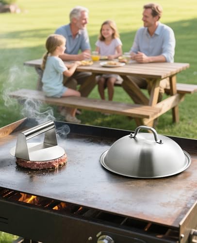 homenote Griddle Accessories Kit for Blackstone with Dome and Burger Press - Image 3