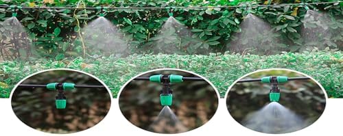 1/4" Lock Barbed Misting Cooling Drip Irrigation System - Image 5