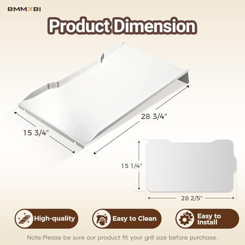 Heat Baffle and 10-Pack Grease Drip Tray Liners for Traeger Ironwood 885 - Image 2