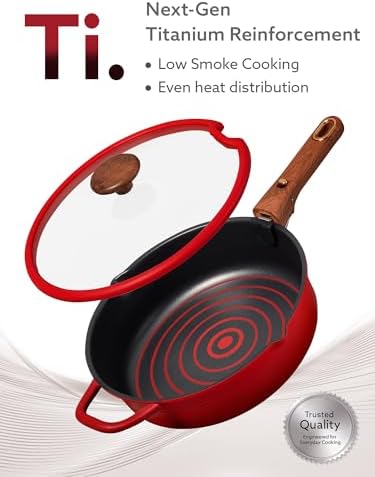 CAROTE 20pcs Titanium Cookware Set, Detachable Handle Pots and Pans Set - Image 3