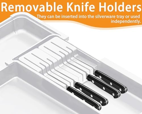 Silverware Organizer for Kitchen Drawer Expandable Utensil Drawer Organizer - Image 6