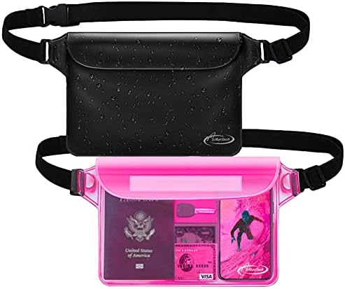 AiRunTech Waterproof Sling Shoulder Bag for Women Men, Amusement Theme Park Mexico Cancun Vacation Essentials Accessories Must Haves,Waterproof Pouch for Phone Passport Wallet Purse with Waist Strap by AiRunTech