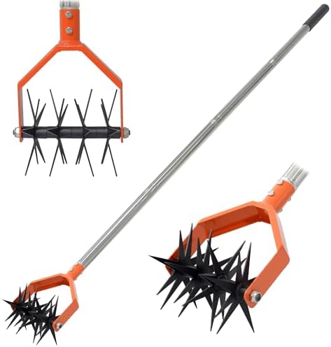 67in Garden Cultivator with Tempered Spring Steel Tines by CKLT