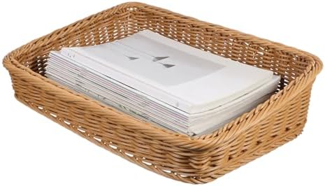 Woven Storage Basket for Fruit, Bread and Kitchen Sundries, Picnic Carry by UKCOCO%EF%BC%9ALightupabetterhome