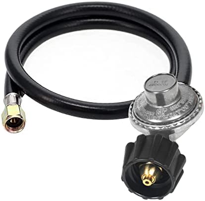 2-Feet propane Gas Grill Regulator and Hose by GrillAce
