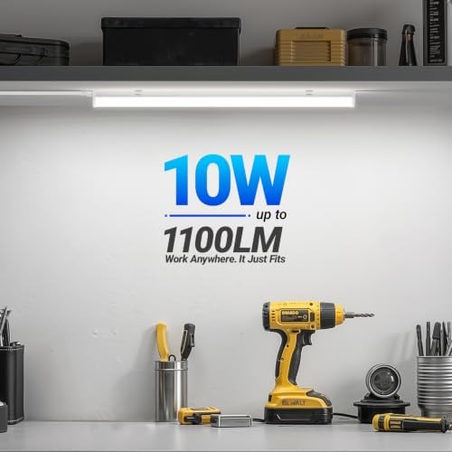 Barrina T5 LED Ceiling Light Fixtures, 2FT, 5000K, 1100LM, 10W, 6 Packs - Image 3