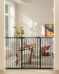 keny 36" Extra Tall Baby Gate for Stairs, 29"-55" Wide Auto Close Dog Gate by keny