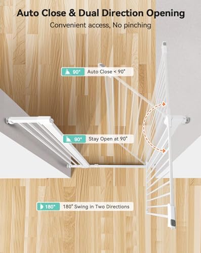 COMOMY 42" Extra Tall Baby Gate for Stairs, Fits 29.5" to 40.6" Openings - Image 3