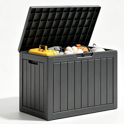 KAMABOKO 50 Gallon Outdoor Storage Box Waterproof Deck Box for Patio by KAMABOKO