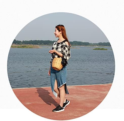 Basket Park Picnic Wicker Shopping Basket Picnic Leisure Simple Rattan Furniture Snack Storage Camping Outdoor Decor - Image 7