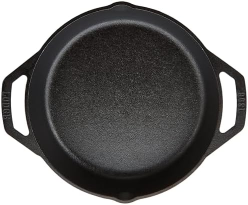 Lodge Pre-Seasoned Cast Iron Dual Handle Pan, PFAS-Free, 10.25 Inch (Pack of 3) - Image 3