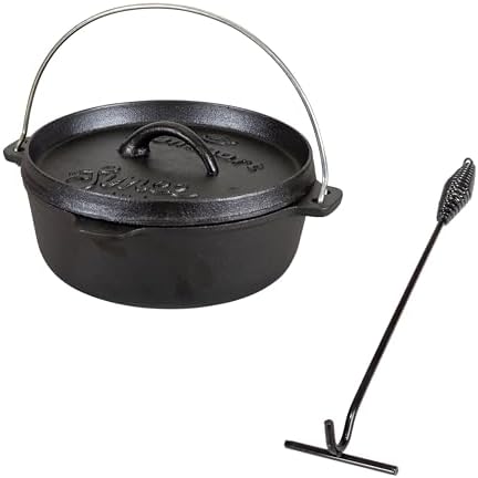 Stansport Pre-Seasoned Cast Iron Dutch Oven by Stansport