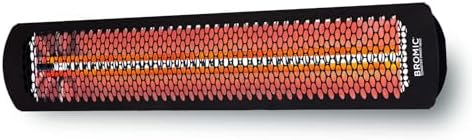 Bromic Tungsten Smart Heat 2000W Electric Patio Heater – Single Element Infrared, 220V-240V, Black Finish – BH0420030 - Image 2