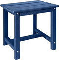 GARDENSTAR Adirondack Square Side Table,one-Tier Outdoor end Table, Patio Side Table for Pool,Porch,Backyard,Relaxing Companion (Blue) by GARDENSTAR