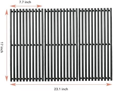 463355220 17" Cast Iron Grill Grates for Charbroil TRU Infrared 3 Burner - Image 2
