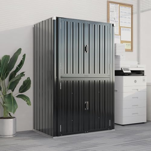 AECOJOY Outdoor Storage Cabinet Waterproof, 70'' Large Vertical with Floor - Image 5