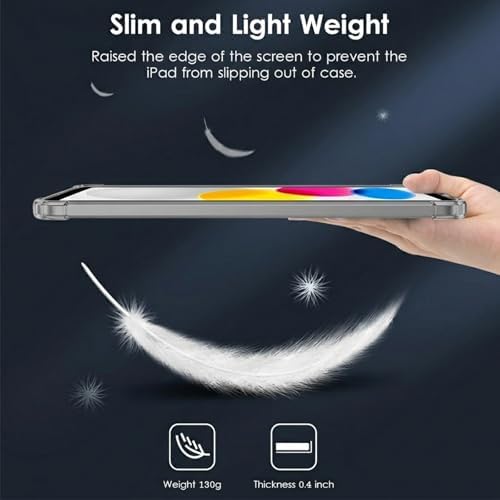 Clear Silver Case for iPad (A16) 11th/10th Gen 11/10.9 inch 2025/22 - Image 5