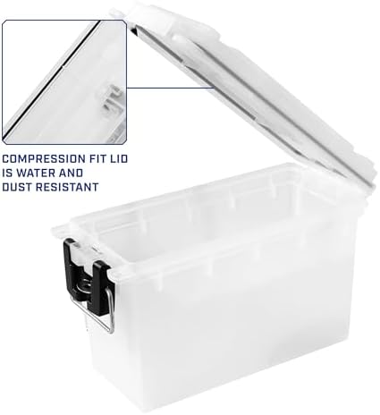 Sheffield 12635 Ammo Box Made in USA Stackable Lockable Ammo Storage Box - Image 4