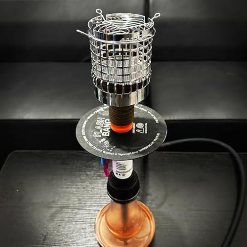 Crown Style Hookah Heat Manager - Reusable Stainless Steel Coal Holder, Fits Most Bowls & Replaces Foil (Charcoal Holder) - Image 6