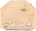 GrillTough Heavy Duty BBQ Grill Cover for Outdoor Grill, 64 Inch Tan by GrillTough