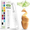 Spring Chef Swivel Potato Peeler for Kitchen with Ergonomic Handle, White by SpringChef