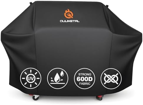 QuliMetal 72 inch Heavy Duty Grill Cover for Outdoor Grill by QuliMetal
