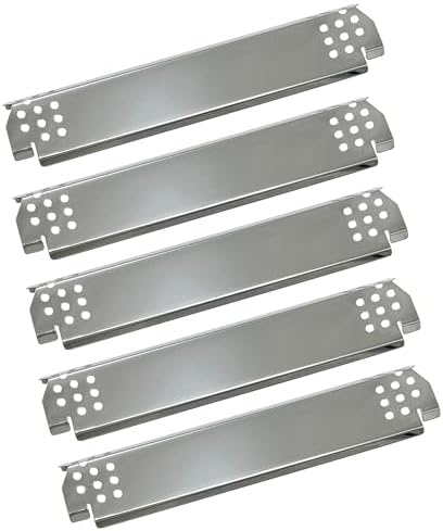 DP149 (5-pack) Stainless Steel Grill Heat Plates Replacement for Home Depot Nexgrill 4 burner 720-0830H, 5 Burner 720-0888, 720-0888N, 720-0882A, 720-0882S, 6 Burner 720-0896B, 720-0898… by DirectStore