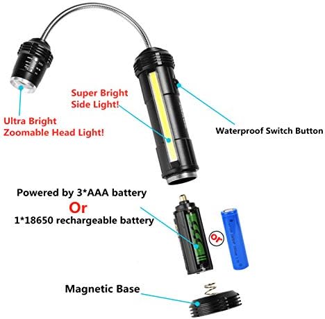 IMAGE Magnetic Grill Lights, Flexible BBQ Light Gifts for Men Dad, 2-Pack - Image 6