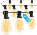 GvvooHome LED Outdoor String Lights, 200FT Waterproof Patio Lights with 62 Shatterproof S11 Plastic Bulbs, 2700K Warm White Edison Hanging Lights for Backyard, Garden, Porch, Bistro by GvvooHome