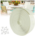 LukLoy 2" Wide 60ft Long Vinyl Straps for Patio Chairs Repairs, White by LukLoy