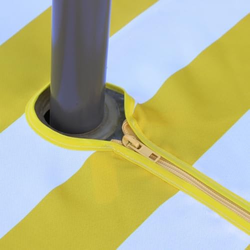 EHouseHome Outdoor Indoor 60x84 inch Rectangle Tablecloth with Umbrella Hole and Zipper, Waterproof Patio Cloths, Spring/Summer Table Covers for Backyard Circular Table/BBQs/Picnic - Image 4