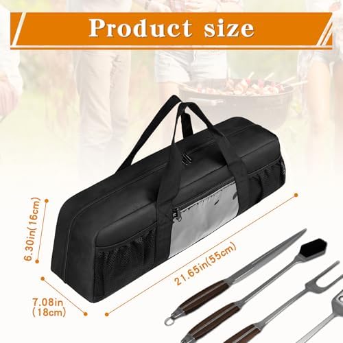 Boczif Grill Utensil Storage Bag, Camping BBQ Tool Storage Organized Bags - Image 6