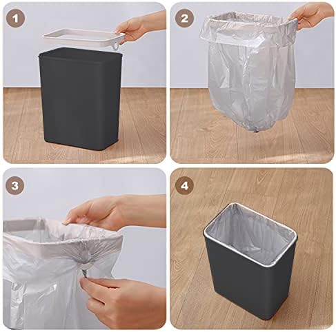 Touchless Bathroom Trash Can - 2.5 Gallon Smart Trash Can Sensor Motion - Image 4