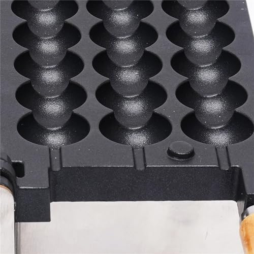 1600W Commercial Waffle Ball Maker, Stainless Steel Electric Skewer Ball Waffle Maker Bubble Waffle Maker Machine of 50~300℃ With LED Light Indicates for Bakeries, Restaurants - Image 4