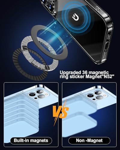 KALAPOP for Magsafe Magnetic Ring,2 Pack- Compatibile with MagSafe Accessories/Charger/Mount/Wallet/Case/Kindle for iPhone 17/Air/16/15/14/13/12/11, Pixel 9, Samsung Galaxy Z Fold/Z Flip/S - Image 3