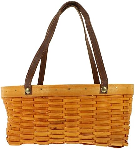 Yardwe 3pcs Woven Picnic Basket Handles Capacity Handheld Storage Basket for Fruits Vegetables Snacks for Outdoor Gatherings Home Organization - Image 3
