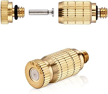 20Packs Brass Misting Nozzles for Outdoor Cooling System - Image 3