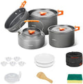 14pcs Camping Cookware Set, Portable Camping Utensil Accessory, CT604 by ONLYFIREOUTDOORLIVING