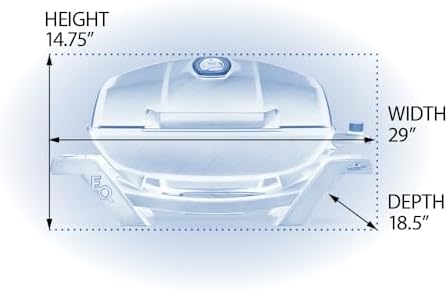 Napoleon TravelQ PRO285E Portable Electric Grill, Black, Tailgating, Camping, and Small Outdoor Spaces - Image 3