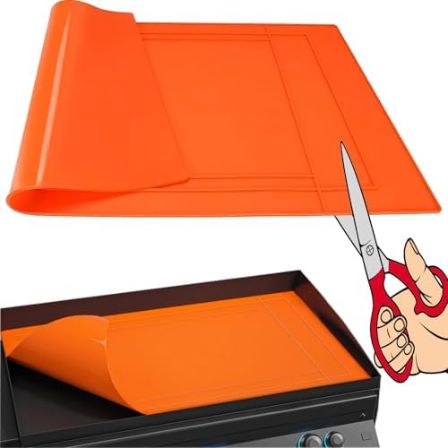 Blackstone Silicone Griddle Cover 36 INCH, Easy Cut to Fit 36",30", 28", 22", Blackstone Silicone Mat All Season Flat Top Protective Grill Cover by SEFONE